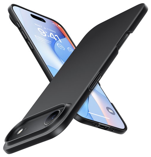 TORRAS Slim Fit Mag Apple iPhone 17 Air Hoesje MagSafe Back Cover Zwart afbeelding 1