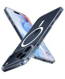 TORRAS Slim Fit Mag iPhone 17 Pro Max Hoesje MagSafe Back Cover Transparant afbeelding