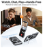 TORRAS Pstand iPhone 17 Hoesje MagSafe Kickstand Back Cover Transparant afbeelding 5