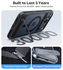 TORRAS Pstand Apple iPhone 17 Pro Hoesje MagSafe met Kickstand Zwart afbeelding 6