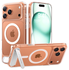 TORRAS Pstand Apple iPhone 17 Pro Hoesje MagSafe met Kickstand Transparant afbeelding 1