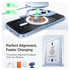 TORRAS Guardian Magnetic iPhone 17 Hoesje MagSafe Back Cover Transparant afbeelding 6