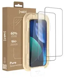NEKIT Pure Apple iPhone 17 Tempered GRS Glass Installatiebox (2-Pack) afbeelding