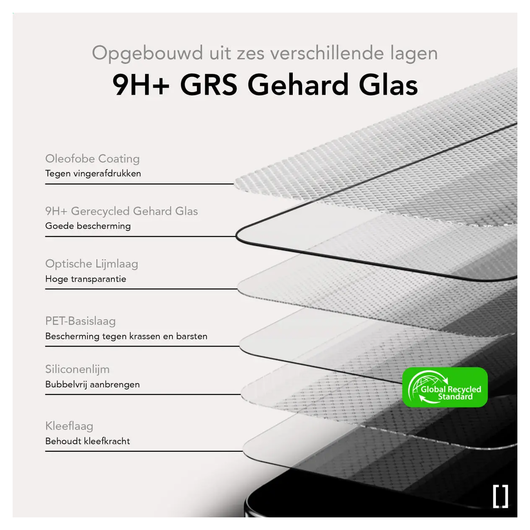 NEKIT Pure Apple iPhone Air Tempered GRS Glass Installatiebox (2-Pack) afbeelding 11