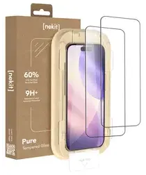 NEKIT Pure Apple iPhone 17 Pro Tempered GRS Glass Installatiebox (2-Pack) afbeelding