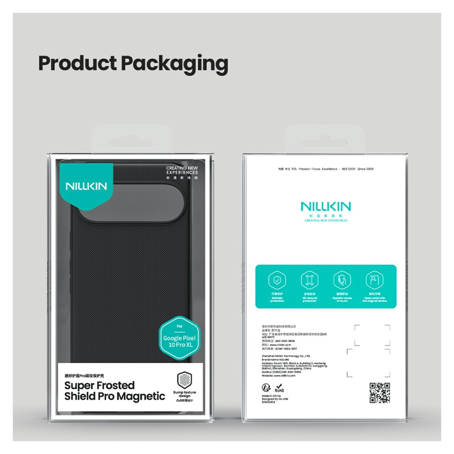 Nillkin Frosted Shield Google Pixel 10 Pro XL Hoesje MagSafe Zwart afbeelding 12