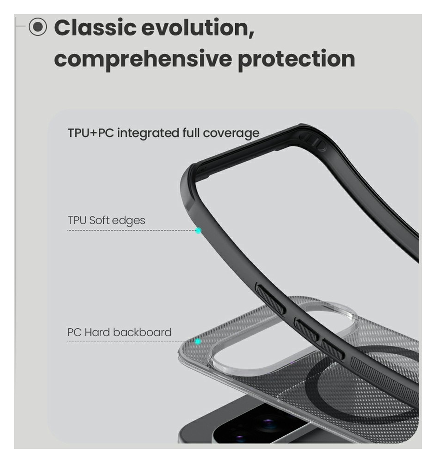 Nillkin Frosted Shield Google Pixel 10 Pro XL Hoesje MagSafe Transparant Zwart afbeelding 8