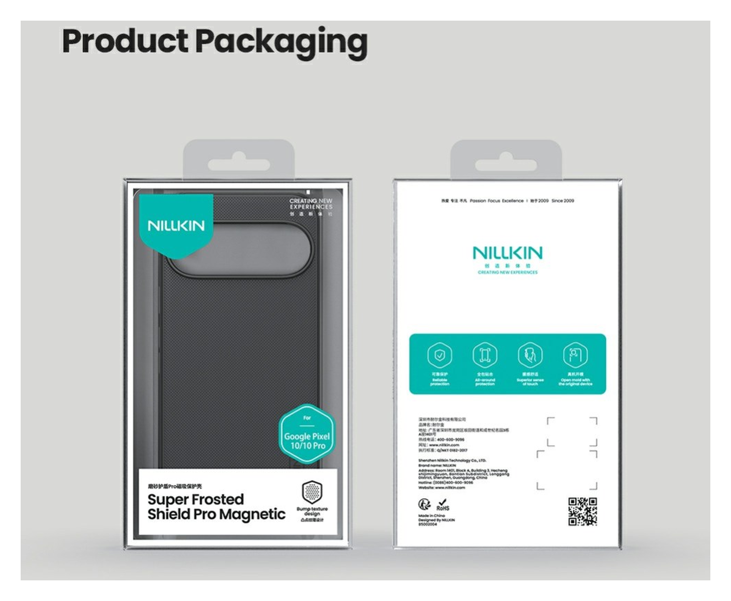 Nillkin Frosted Shield Google Pixel 10 / 10 Pro Hoesje MagSafe Zwart afbeelding 11