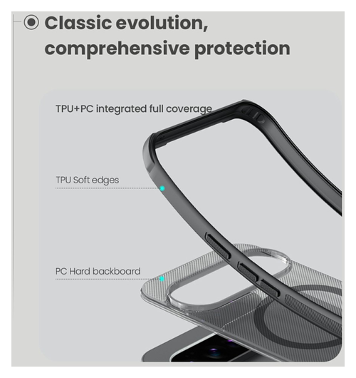 Nillkin Frosted Shield Google Pixel 10 / 10 Pro Hoesje MagSafe Transparant Zwart afbeelding 8