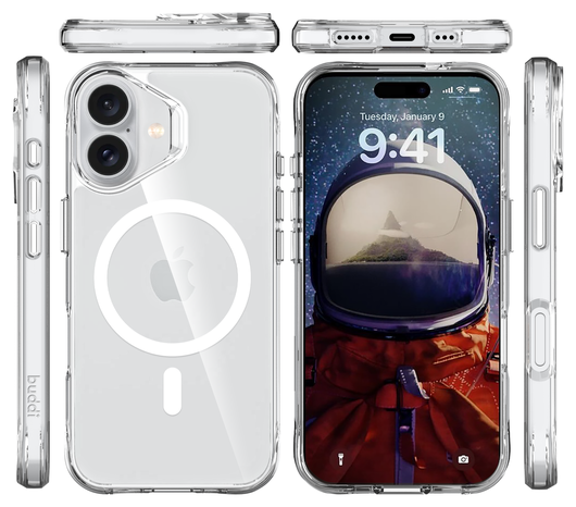 Buddi Core Apple iPhone 17 Hoesje MagSafe Back Cover Transparant afbeelding 10