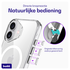 Buddi Core Apple iPhone 17 Hoesje MagSafe Back Cover Matte Transparant afbeelding 5