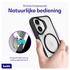 Buddi Hybrid Apple iPhone 17 Hoesje MagSafe Back Cover Transparant Zwart afbeelding 4