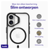 Buddi Hybrid Apple iPhone 17 Hoesje MagSafe Back Cover Transparant Zwart afbeelding 6