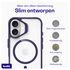 Buddi Hybrid Apple iPhone 17 Hoesje MagSafe Back Cover Transparant Paars afbeelding 6