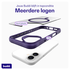 Buddi Hybrid Apple iPhone 17 Hoesje MagSafe Back Cover Transparant Paars afbeelding 7