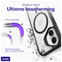 Buddi Hybrid Apple iPhone 17 Hoesje MagSafe Back Cover Matte Zwart afbeelding 2