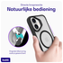 Buddi Hybrid Apple iPhone 17 Hoesje MagSafe Back Cover Matte Zwart afbeelding 4