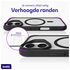 Buddi Hybrid Apple iPhone 17 Hoesje MagSafe Back Cover Matte Zwart afbeelding 5