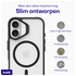 Buddi Hybrid Apple iPhone 17 Hoesje MagSafe Back Cover Matte Zwart afbeelding 6