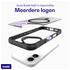 Buddi Hybrid Apple iPhone 17 Hoesje MagSafe Back Cover Matte Zwart afbeelding 7