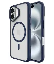 Buddi Hybrid Apple iPhone 17 Hoesje MagSafe Back Cover Matte Blauw afbeelding