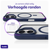 Buddi Hybrid Apple iPhone 17 Hoesje MagSafe Back Cover Matte Blauw afbeelding 4