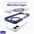 Buddi Hybrid Apple iPhone 17 Hoesje MagSafe Back Cover Matte Blauw afbeelding 7