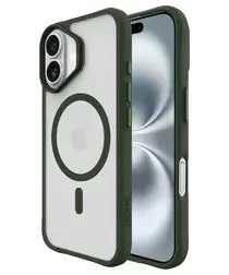 Buddi Hybrid Apple iPhone 17 Hoesje MagSafe Back Cover Matte Groen afbeelding