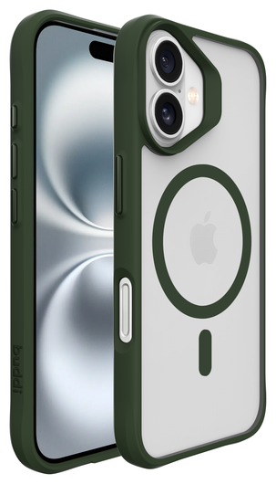 Buddi Hybrid Apple iPhone 17 Hoesje MagSafe Back Cover Matte Groen afbeelding 8