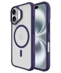 Buddi Hybrid Apple iPhone 17 Hoesje MagSafe Back Cover Matte Paars afbeelding