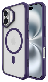 Buddi Hybrid Apple iPhone 17 Hoesje MagSafe Back Cover Matte Paars
