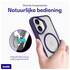 Buddi Hybrid Apple iPhone 17 Hoesje MagSafe Back Cover Matte Paars afbeelding 5
