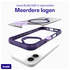 Buddi Hybrid Apple iPhone 17 Hoesje MagSafe Back Cover Matte Paars afbeelding 7