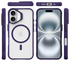 Buddi Hybrid Apple iPhone 17 Hoesje MagSafe Back Cover Matte Paars afbeelding 9