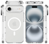Buddi Core Apple iPhone Air Hoesje MagSafe Back Cover Matte Transparant afbeelding 8