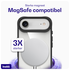 Buddi Hybrid Apple iPhone Air Hoesje MagSafe Back Cover Transparant Zwart afbeelding 3