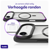 Buddi Hybrid Apple iPhone Air Hoesje MagSafe Back Cover Transparant Zwart afbeelding 4