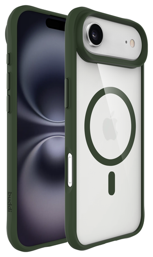 Buddi Hybrid Apple iPhone Air Hoesje MagSafe Back Cover Transparant Groen afbeelding 8