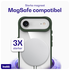 Buddi Hybrid Apple iPhone Air Hoesje MagSafe Back Cover Transparant Groen afbeelding 3