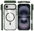 Buddi Hybrid Apple iPhone Air Hoesje MagSafe Back Cover Transparant Groen afbeelding 9