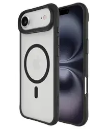 Buddi Hybrid Apple iPhone Air Hoesje MagSafe Back Cover Matte Zwart afbeelding