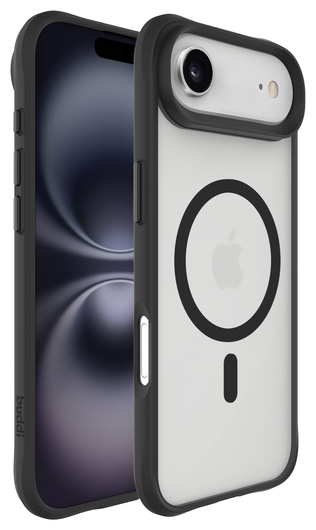 Buddi Hybrid Apple iPhone 17 Air Hoesje MagSafe Back Cover Matte Zwart afbeelding 8