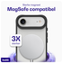 Buddi Hybrid Apple iPhone 17 Air Hoesje MagSafe Back Cover Matte Zwart afbeelding 3
