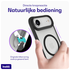 Buddi Hybrid Apple iPhone 17 Air Hoesje MagSafe Back Cover Matte Zwart afbeelding 5