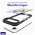 Buddi Hybrid Apple iPhone 17 Air Hoesje MagSafe Back Cover Matte Zwart afbeelding 7