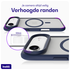Buddi Hybrid Apple iPhone 17 Air Hoesje MagSafe Back Cover Matte Blauw afbeelding 4
