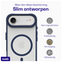 Buddi Hybrid Apple iPhone 17 Air Hoesje MagSafe Back Cover Matte Blauw afbeelding 6