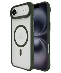 Buddi Hybrid Apple iPhone Air Hoesje MagSafe Back Cover Matte Groen afbeelding