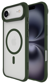 Buddi Hybrid Apple iPhone 17 Air Hoesje MagSafe Back Cover Matte Groen