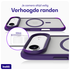Buddi Hybrid Apple iPhone 17 Air Hoesje MagSafe Back Cover Matte Paars afbeelding 4